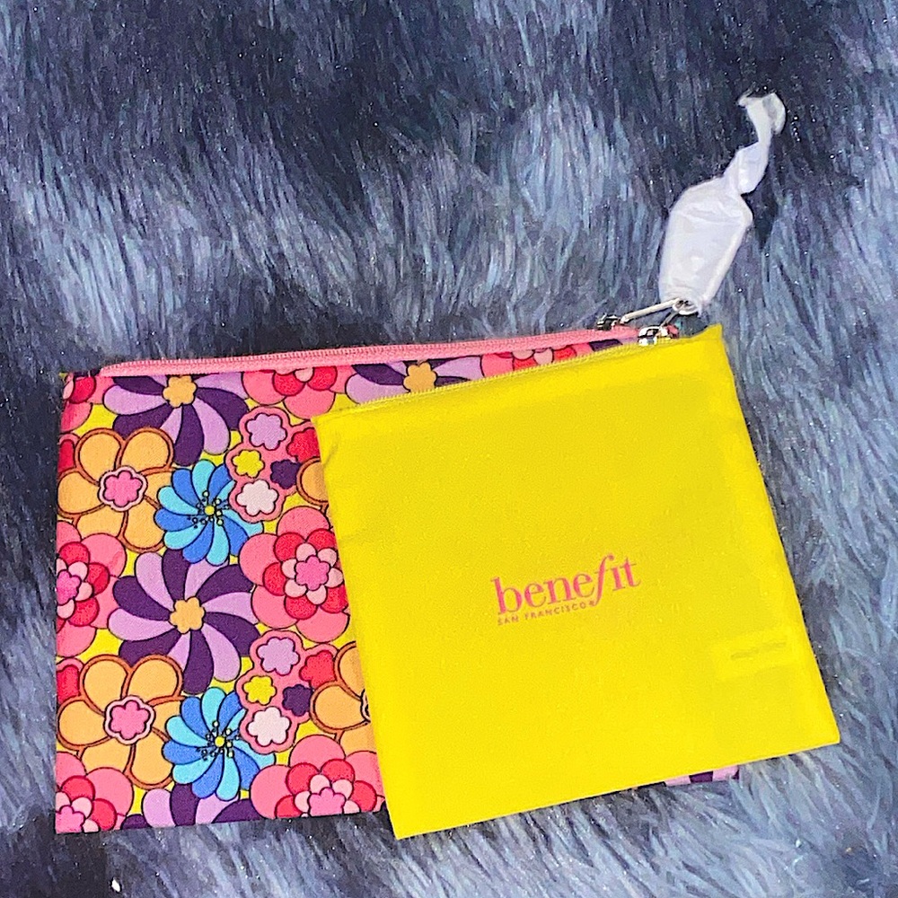 Benefit | NWOT | Cosmetics bag/pouch | Condition: Like new | 2 bags-1 purchase!!